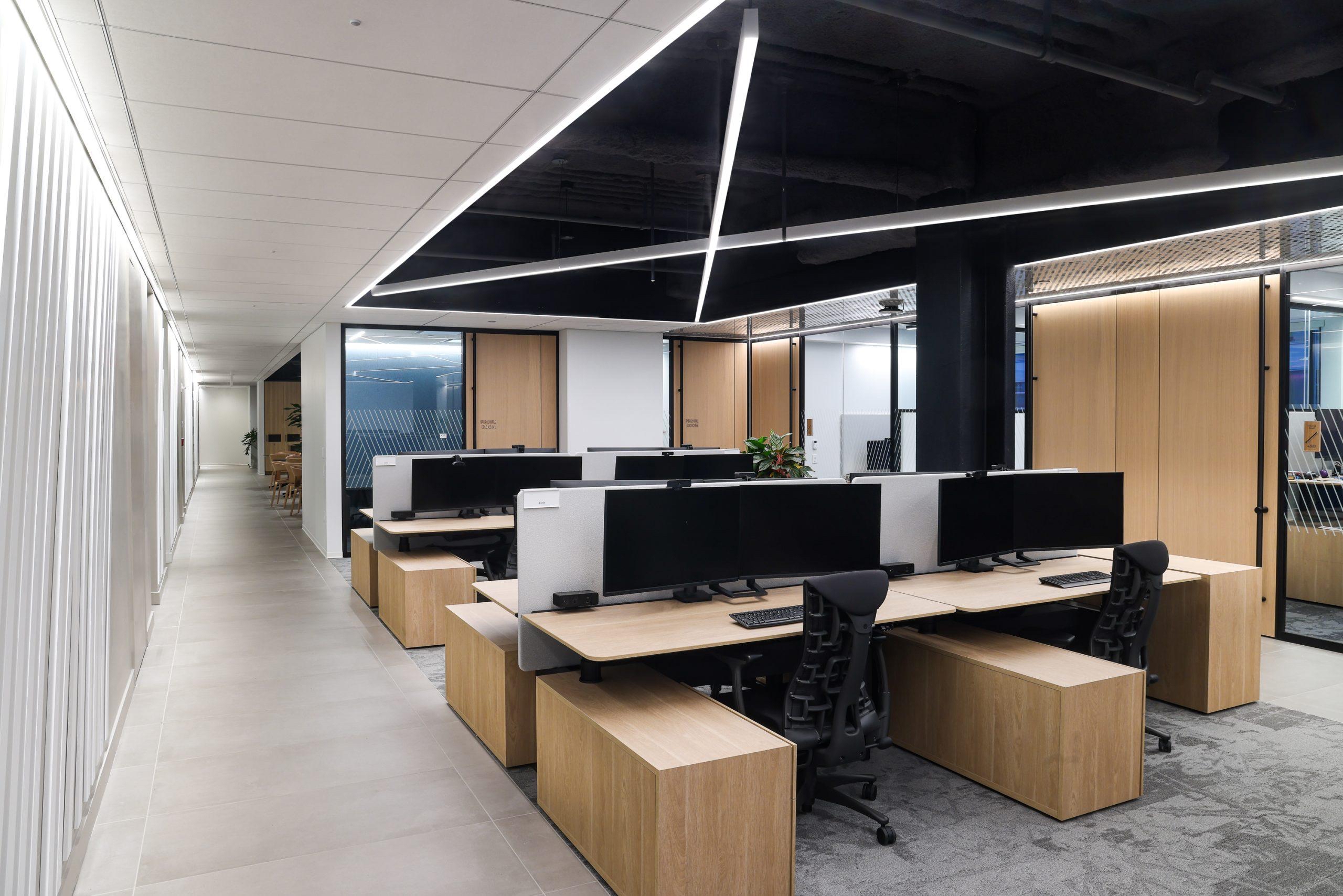 Clean commercial interior